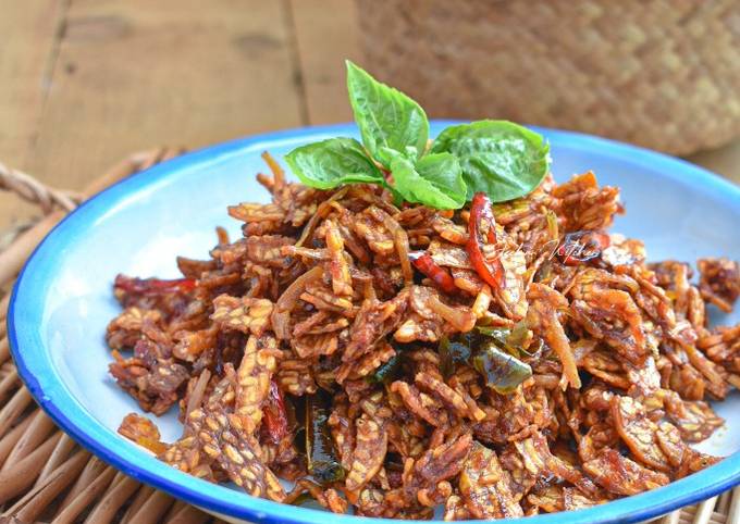 Sambal Garing Tempe & Ikan Bilis