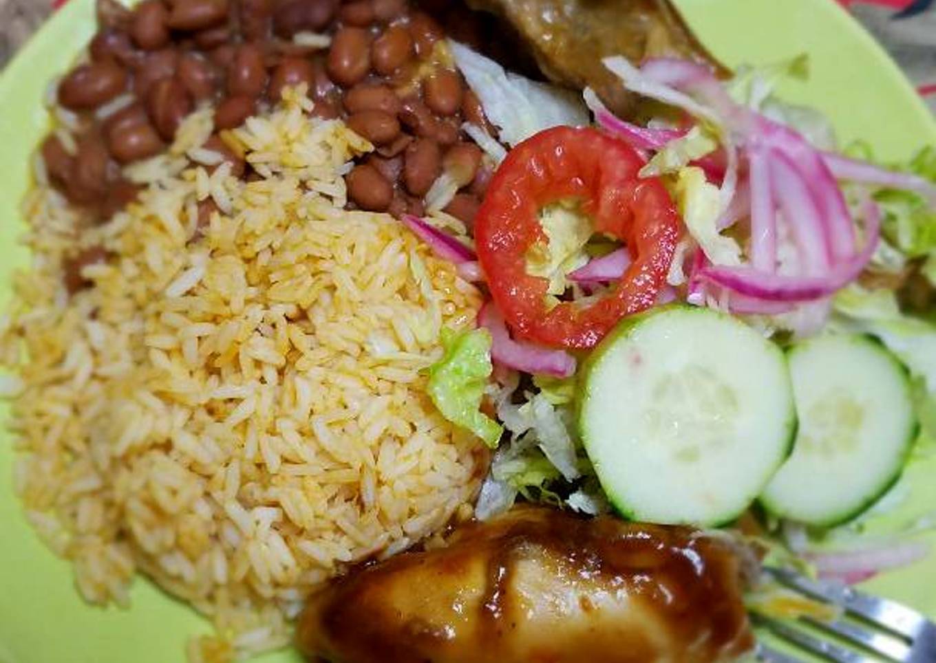 Pollo en barbicue
