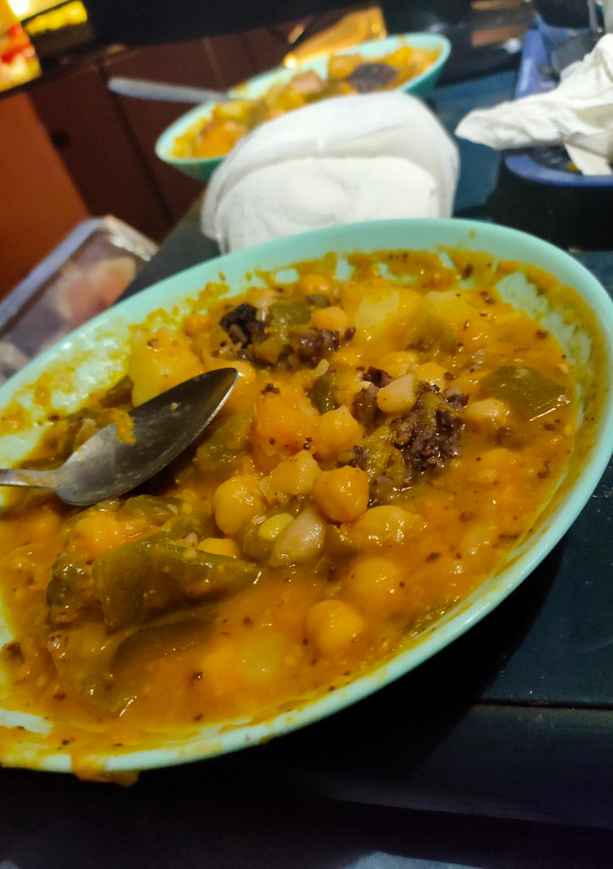 Una foto de Potaje de habichuelas verdes con calabaza💖