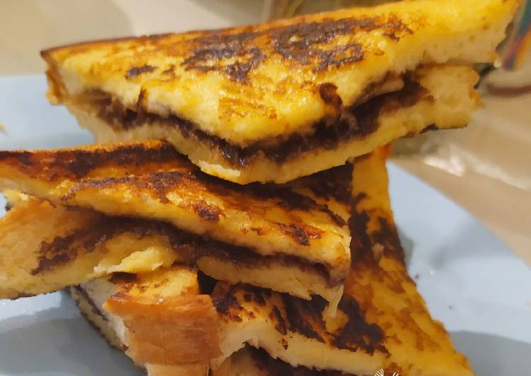 Bagaimana Membuat Choco cheese french toast yang Bikin Ngiler