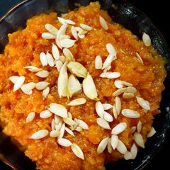 A picture of Carrot Halwa | Gajar ka halwa | Eid Recipe - Easy Indian Dessert.