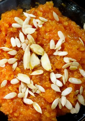 A picture of Carrot Halwa | Gajar ka halwa | Eid Recipe - Easy Indian Dessert.