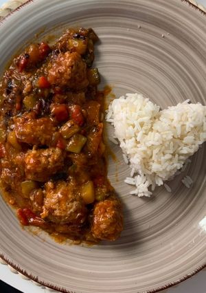Una foto de Albóndigas en salsa