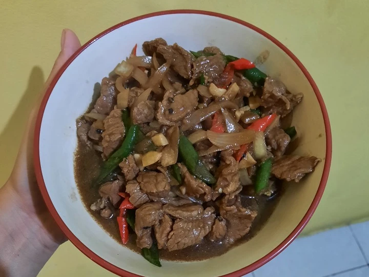 Cara Mudah Menyiapkan Resep Sapi Lada Hitam saos Saori yang Enak