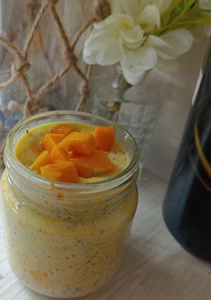 Foto resep Overnight Oats Mango