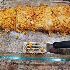 A picture of Dorito Chicken Casserole.