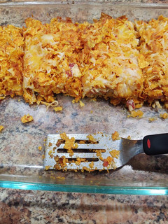 A picture of Dorito Chicken Casserole.