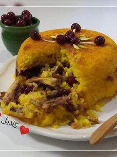 عکسی از دستور ته چین آلبالو 😋