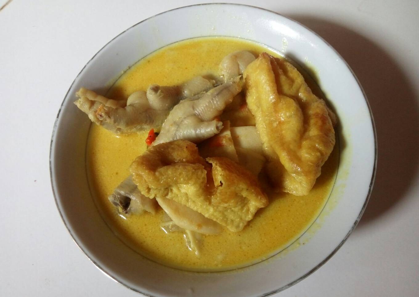 Lodeh Rebung Ceker Tahu