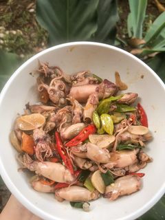 Foto resep Oseng cumi pete terasi