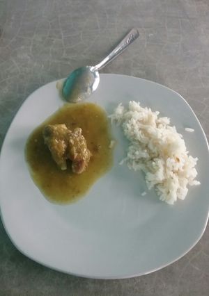 Una foto de Costilla de puerco en salsa verde