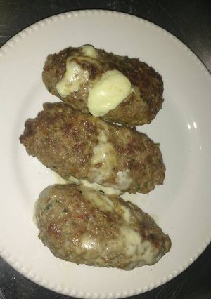 Una foto de Rollo de carne con queso mozzarella
