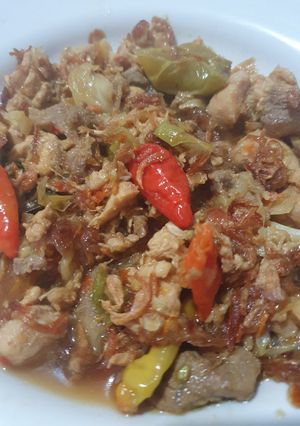 Foto resep Tongseng goreng (sapi + ayam)