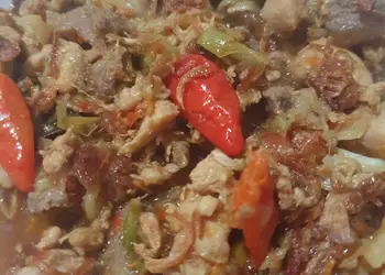 Resep Baru Tongseng goreng (sapi + ayam) Ala Warteg