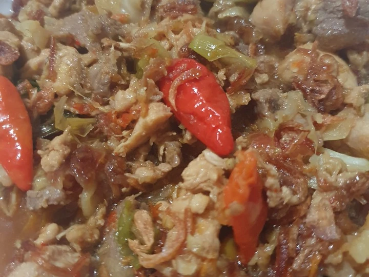 Cara Mudah Menyiapkan Resep Tongseng goreng (sapi + ayam) yang Lezat