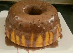Una foto de Poke cake