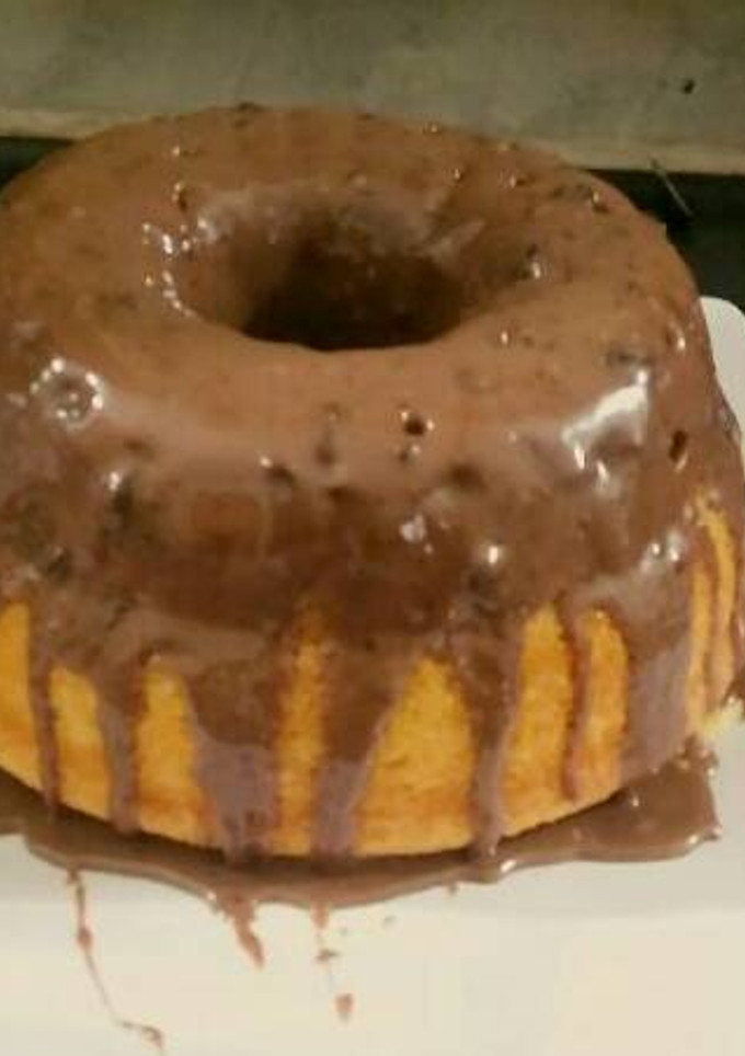 Una foto de Poke cake