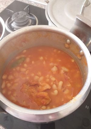 صورة لوصفة لوبيا مع سر يخليها ذايبة