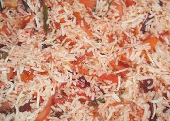 Without Fail Make Recipe Vegetable pink pulav Savory Delicious