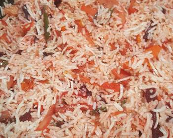 Popular Cuisine Vegetable pink pulav Delicious Steady