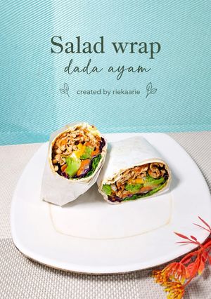 Foto resep 268. Salad Wrap Dada Ayam