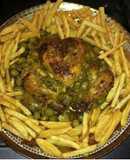 Pollo al horno estilo Marroquí