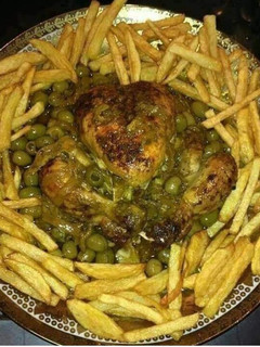 Una foto de Pollo al horno estilo Marroquí