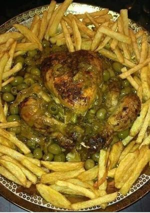 Una foto de Pollo al horno estilo Marroquí