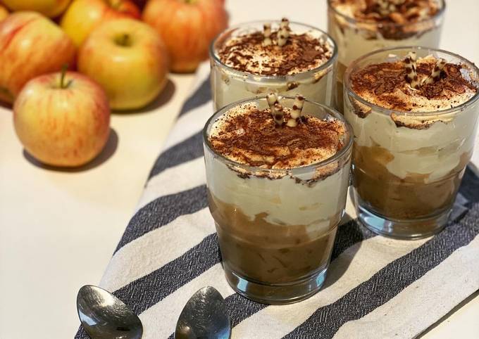 Bratapfel-Tiramisu mit Spekulatius