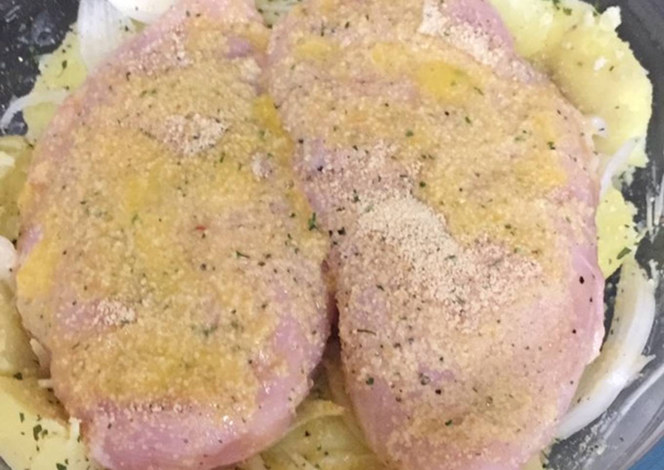 Pechuga con costra al horno
