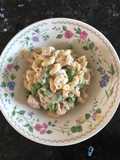 Tuna tahini noodle salad