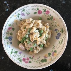 A picture of Tuna tahini noodle salad.