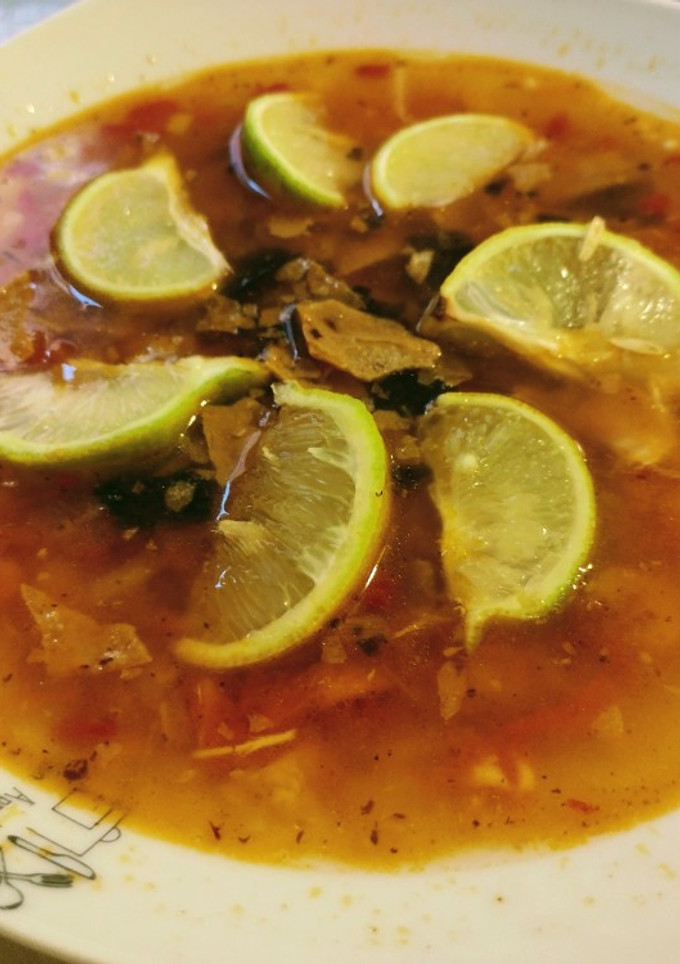 Una foto de Sopa de lima