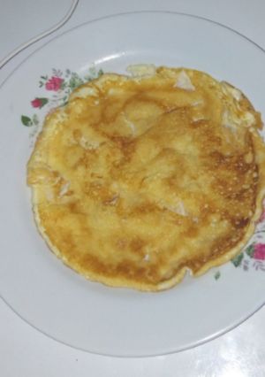 A picture of Plain omelette.