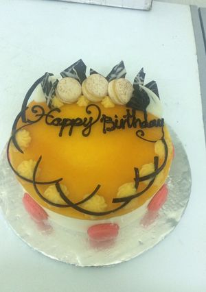 Hình của món Cheesecake chanh dây.