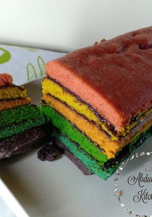 Foto resep Rainbow Cake tanpa SP