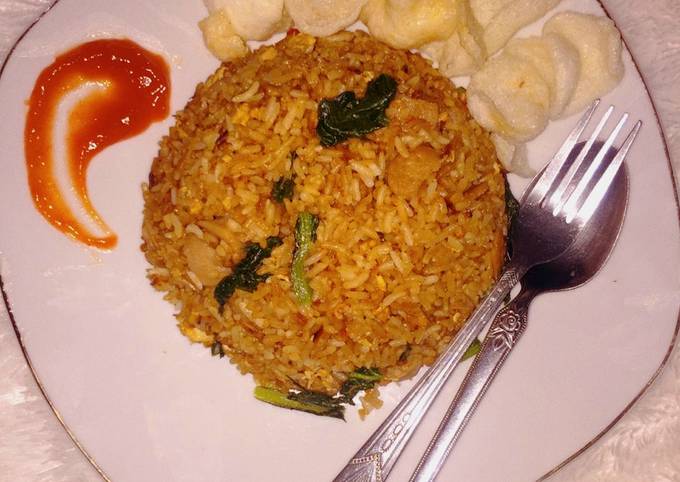 Nasi goreng BBQ ala rumahan