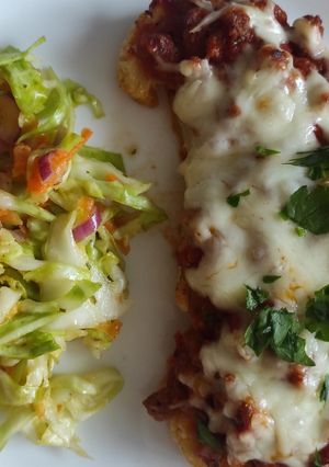 Húsos karfiolsteak recept fotója