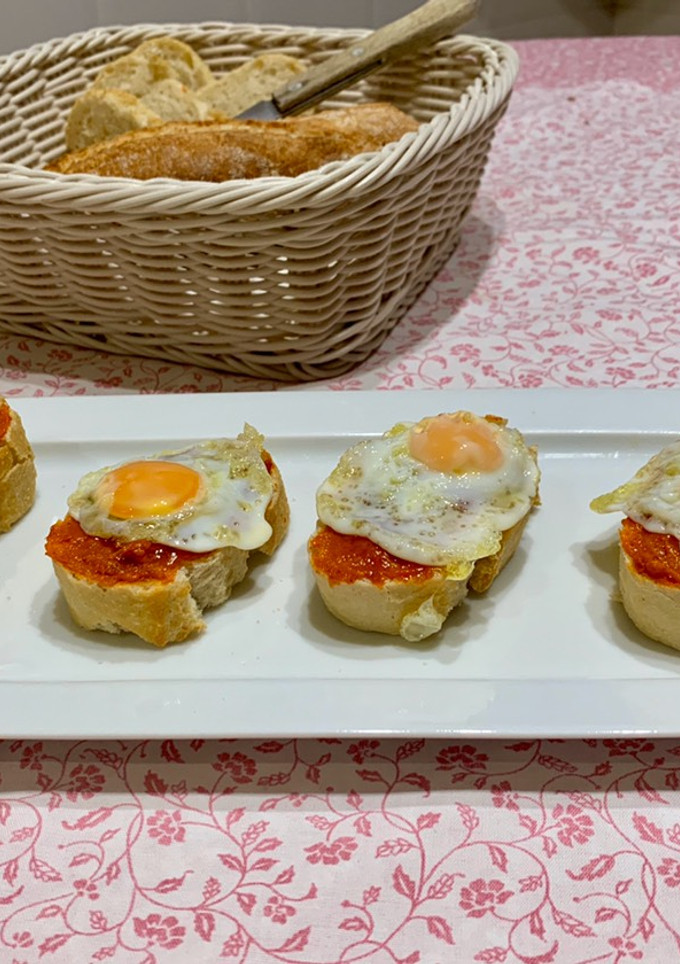 Una foto de Canapés de sobrasada