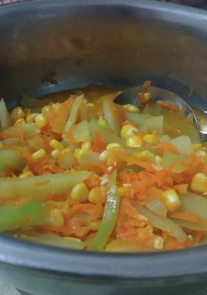 Foto resep Tumis wortel labu jagung