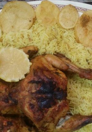 صورة لوصفة رز بالدجاج 😍😋