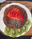 Hot cakes - Pancakes sin harina ni azúcar de manzana y canela 🥞