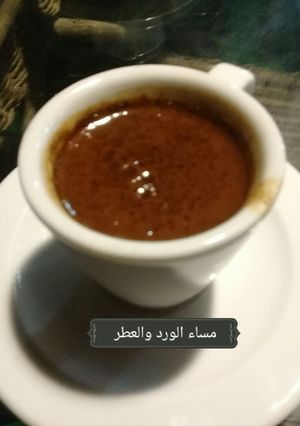صورة لوصفة قهوة تركي 😄