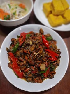 Foto resep Tumis kerang cabe ijo