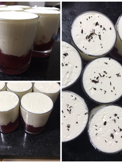 Una foto de Crema de mascarpone con frutos rojos