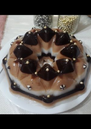 عکسی از دستور ژله قهوه