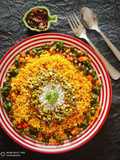 Sprouts and Veggies Poha (healthy poha)
