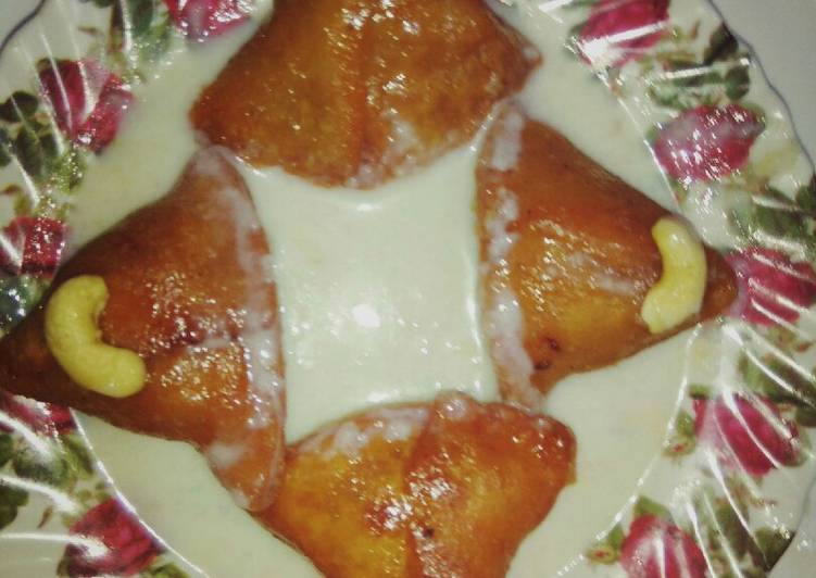 How to Prepare Quick Sweet Mango Samosa with RABDI #THC#POST 3 #THEME innovativemango