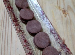 Una foto de Alfajores Sable de Chocolate