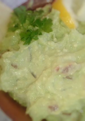 Una foto de Guacamole súper fresco